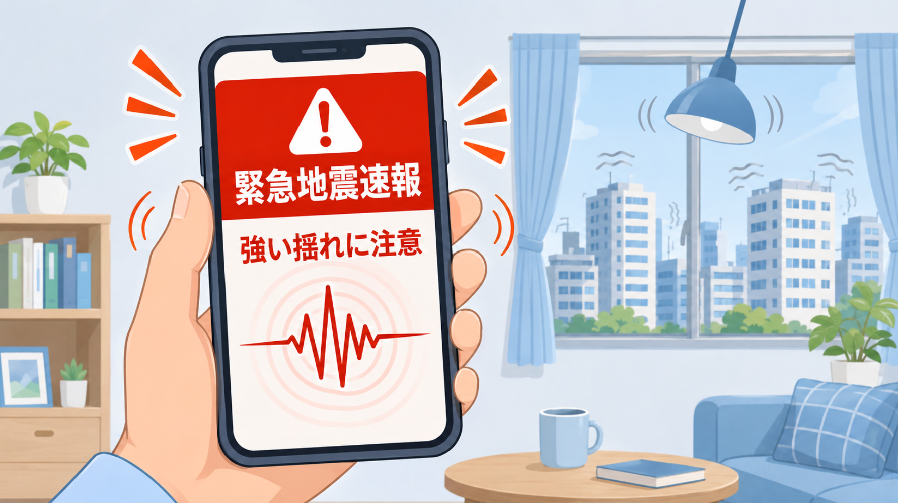 地震のアラート音で不安を感じてしまう方への対策ブログTOP画像